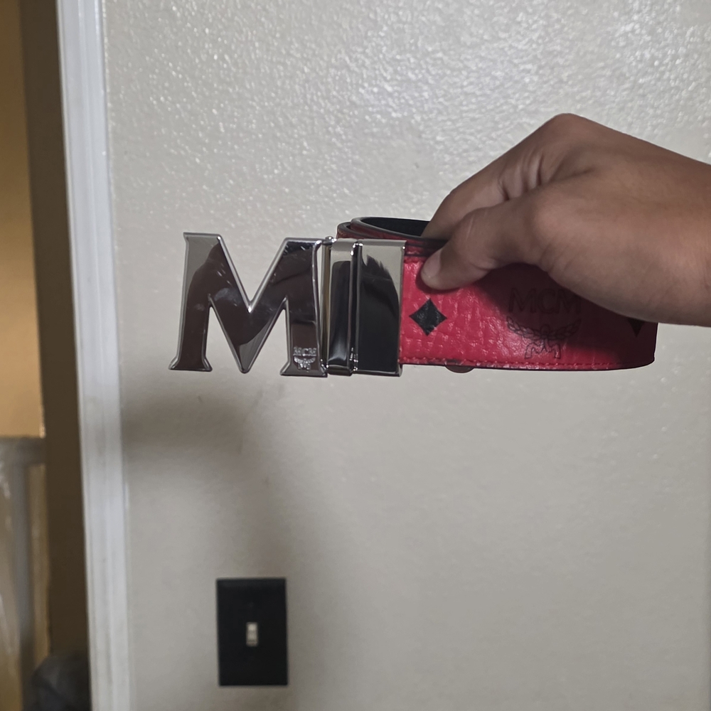 MCM Silver Belt for Men - Picture 5 of 8